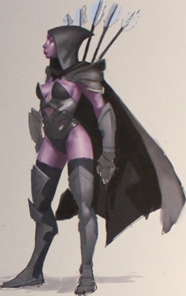 Drow Ranger🧞‍♀️Concept Art🔢2
